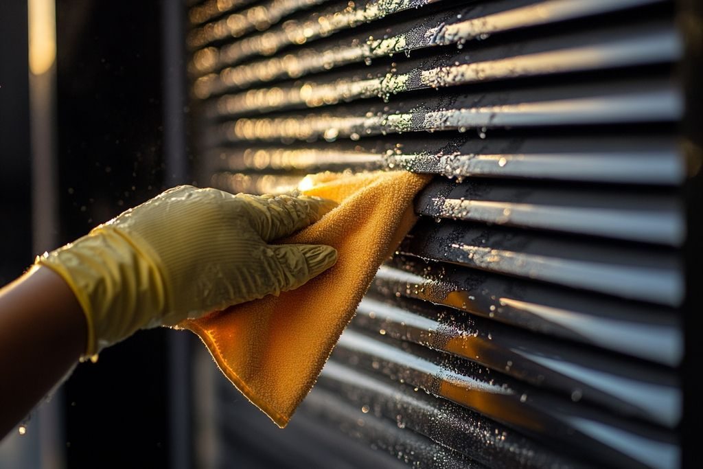 Comment nettoyer les lames d'un volet roulant