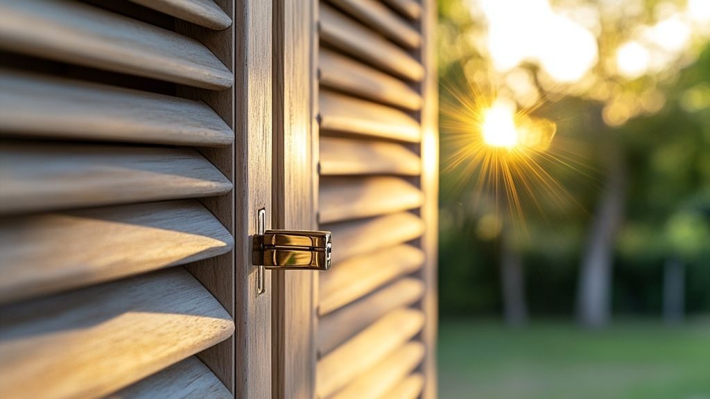 Comment procéder à l'installation d'un verrou sur mes volets ?