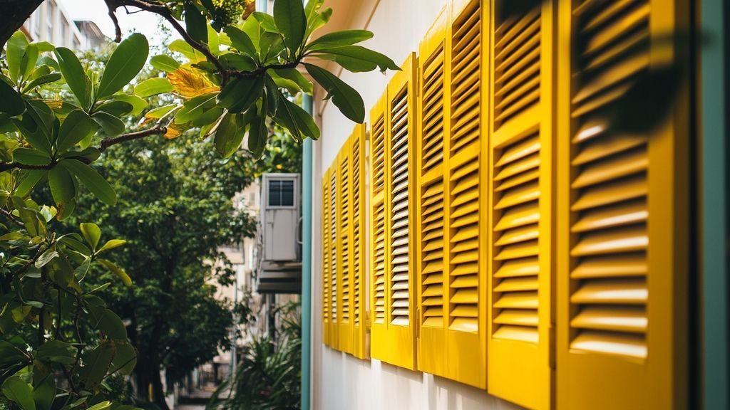 Quelle est l'influence de la couleur des volets sur l'ambiance générale de la maison ?